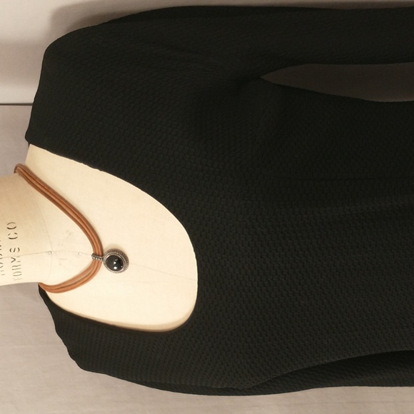 Anne Fogerty Vintage American Designer Classic Black Dress Midi Long Sleeve 8-10 - Picture 2 of 11